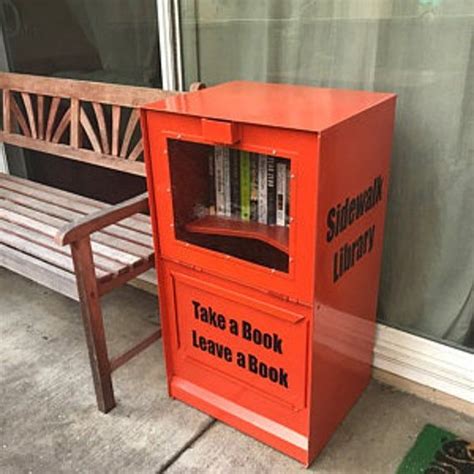 painting metal newspaper box|converting newspaper box to library.